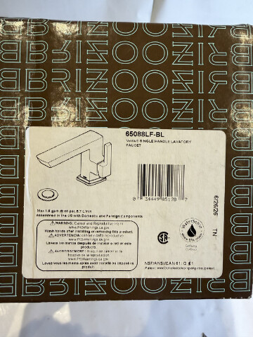 BRIZO VETTIS 65088LF-BL 1.2 GPM BATHROOM FAUCET IN MATTE BLACK