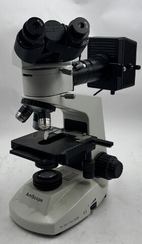 AMSCOPE COMPOUND MICROSCOPE 90V-240V-30V A-50/60HZ