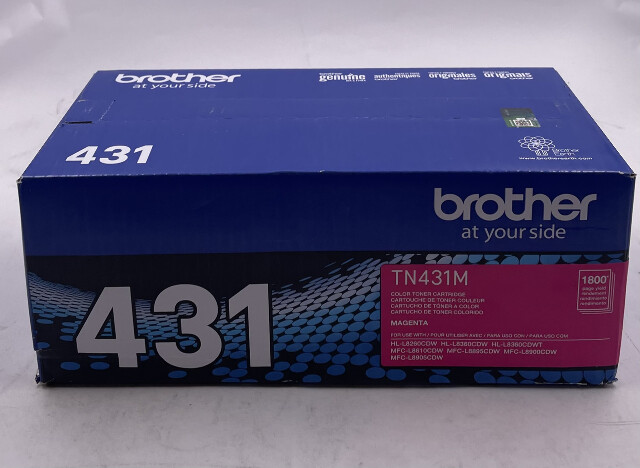 BROTHER 431 GENUINE TN431M MAGENTA COLOR TONER CARTRIDGE