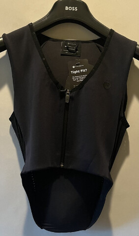RACESAFE MOTIONLITE SIZE US 6-8 REGULAR ADULT BLACK BACK PROTECTION VEST MLA1REG