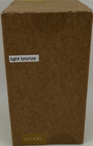 PRADO ACROBAT MINI LONG LIGHT BRONZE BRASS EMPTY CYLINDER LIGHT FIXTURE HOUSING