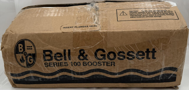 BELL & GOSSETT SERIES 100 AB 106192LF 1/12 HP BOOSTER BRONZE CIRCULATOR PUMP