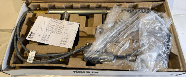 KOHLER 24982-VS PURIST SEMI-PROFESSIONAL KITCHEN FAUCET VIBRANT STAINLESS STEEL