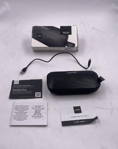 BOSE SOUNDLINK FLEX SE PORTABLE WATERPROOF BLACK BLUETOOTH SPEAKER