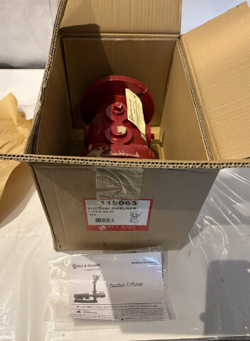 BELL & GOSSETT 115063 Z DD-3Z SUCTION DIFFUSER 48LBS 3X3 NEW