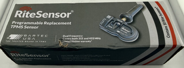 10 PACK BARTEC RITESENSOR RS-2000R 315/433MHZ PROGRAMMABLE TPMS SENSOR