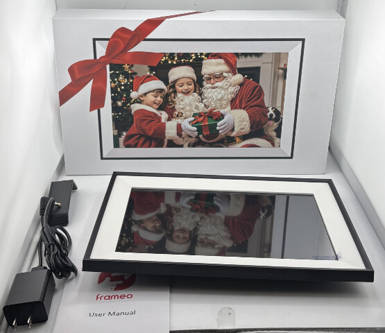 FRAMEO BLACK 10.1" WIFI DIGITAL PHOTO FRAME
