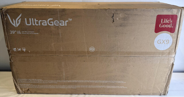 LG GX9 39GX900A-B ULTRAGEAR OLED 39" WQUH 240HZ CURVED GAMING MONITOR