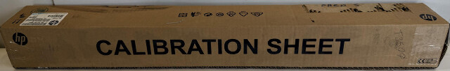 HP GENUINE CN727-60025 CN727-69006 HP DESIGNJET SCANNER CALIBRATION SHEET
