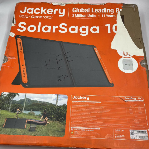 JACKERY SOLAR GENERATOR JS-100F SOLAR SAGA 100 PORTABLE PANEL | eBay