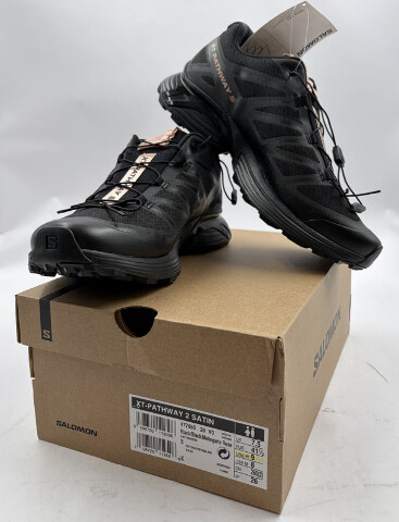 SALOMON XT-PATHWAY 2 SATIN 477950 BLACK/ MAHOGANY ROSE SZ 9 EURO 41 1/3 