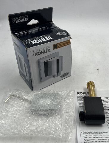 KOHLER 98351-2BZ AWAKEN WALL SUPPLY ELBOW WITH CHECK VALVE OIL-RUBBED BRONZE