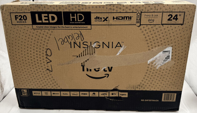 INSIGNIA NS-24F201NA26 F20 SERIES 24" 720P 60HZ LED HD SMART FIRE TV