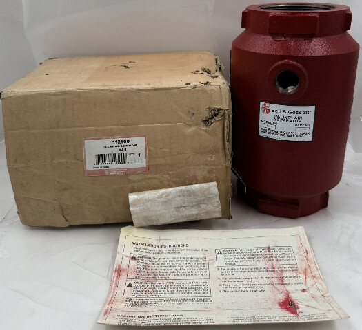 BELL & GOSSETT IAS-3 112100 3" IN-LINE AIR SEPARATOR