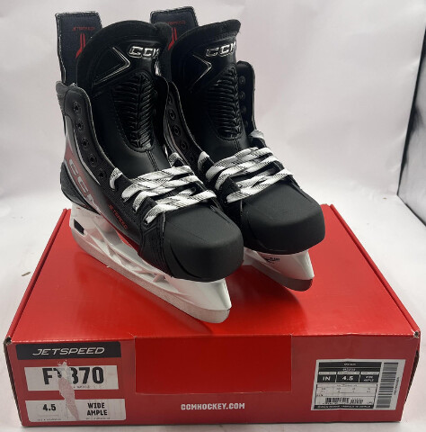CCM JETSPEED FT870 6452755 SKATE SIZE 4.5 SHOE SIZE 5.5 WIDE ICE HOCKEY SKATES