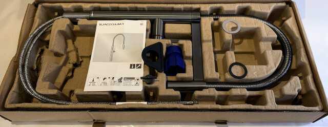 BLANCO BLANCOCULINA II 527475 1.5 GPM MIXER TAP SATIN DARK STEEL KITCHEN FAUCET