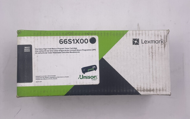 LEXMARK GENUINE 66S1X00 UNISON TONER EXTRA HIGH BLACK TONER CARTRIDGE