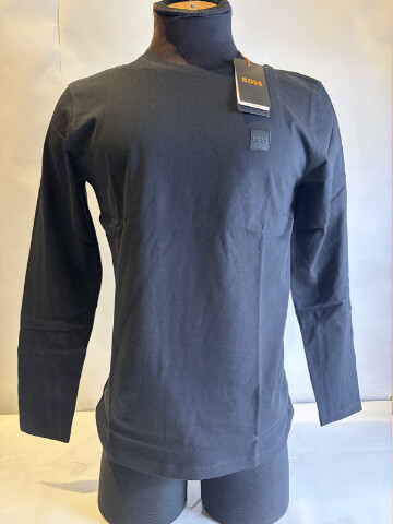 BOSS MEN'S TACKS LONG SLEEVE SHIRT 50512111 SIZE L LARGE COLOR BLACK NWT