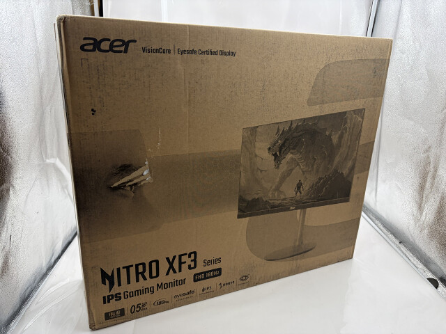 ACER NITRO XF3 IPS GAMING MONITOR XF243Y FHD 180HZ 23.8" SCREEN SIZE