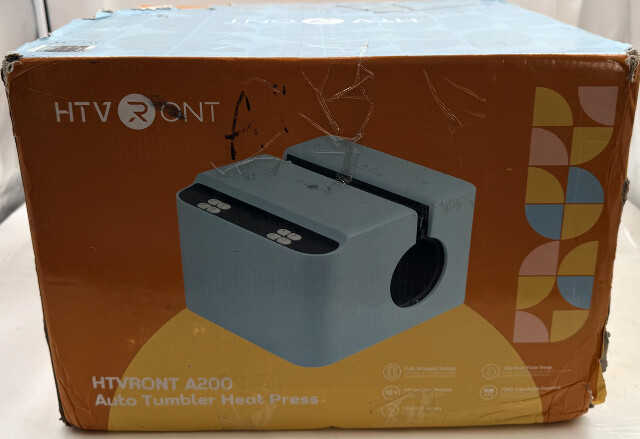 HTVRONT A200 4 MEMORY MODES ADJUSTABLE PRESSURE AUTO TUMBLER HEAT PRESS MACHINE