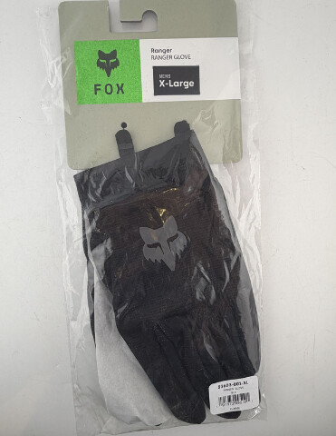 FOX RACING MEN'S RANGER GLOVE SZ SMALL S COLOR BLACK 33603-001-XL