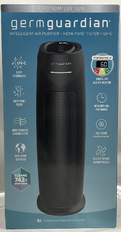 GERMGUARDIAN HEPA AC4880B 22" PLATINUM EDITION INTELLIGENT AIR PURIFIER