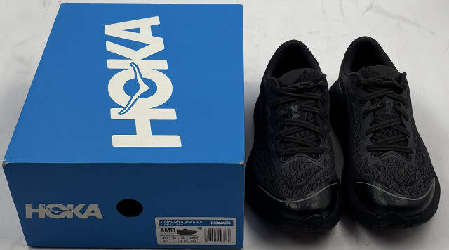 HOKA YOUTH Y RINCON 4 BIG KIDS 4MD BLACK/BLACK MESH EU 36 2/3 1168874 BBLC