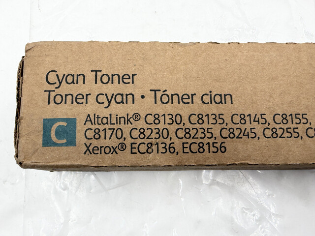 XEROX GENUINE TONER CARTRIDGE IN COLOR CYAN 006R01747 SEALED