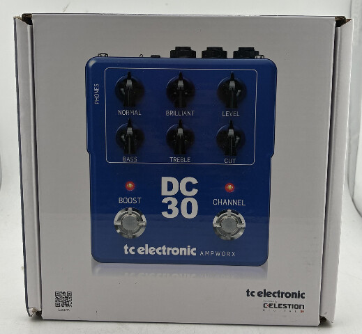 TC ELECTRONIC DC30 AMPWORX GUITAR PREAMP PEDAL WITH CHANNEL CONTROLS