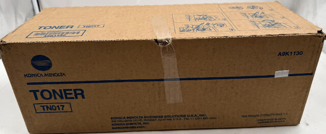 KONICA MINOLTA GENUINE TN017 A9K1130 BLACK TONER CARTRIDGE FOR ACCURIOPRESS 6120