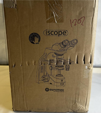 EUROMEX ISCOPE TRINOCULAR PHASE CONTRAST MICROSCOPE COMPLETE KIT IS.1153-PLPHI