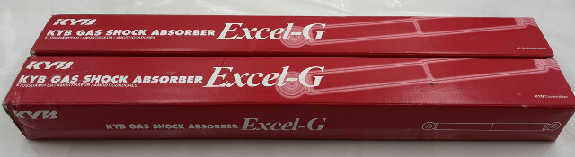 PAIR KYB 344384 EXCEL-G REAR GAS SHOCK ABSORBER FOR CHEVROLET GMC 