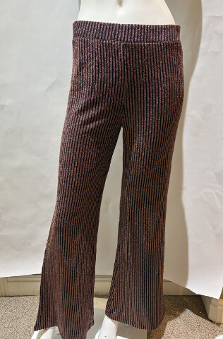 JOHNNY WAS WOMEN'S JENNA METALLIC PANTS COLOR BRONZE 60725 SIZE LARGE L