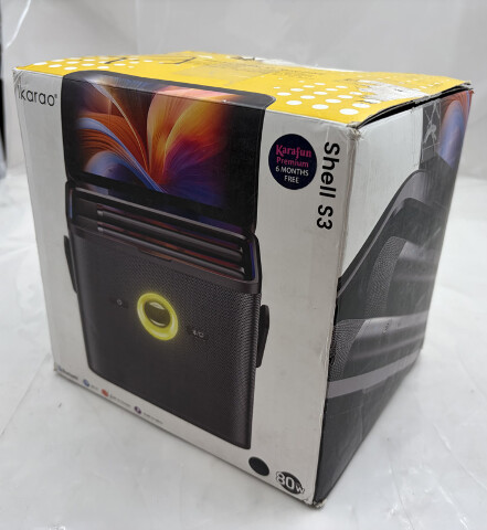 IKARAO SHELL S3 ALL IN ONE PORTABLE SMART KARAOKE PARTY SPEAKER 2 MICROPHONES