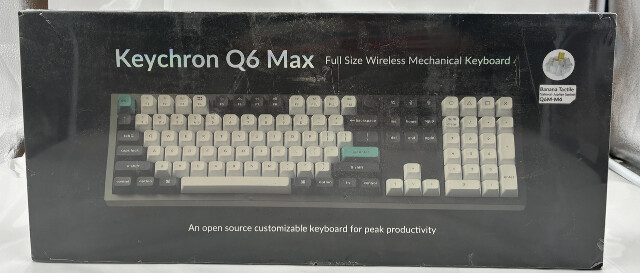 KEYCHRON Q6 MAX Q6M-M4 WIRELESS MECHANICAL KEYBOARD GATERON JUPITER SWITCH