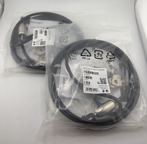 LOT OF 24 KENSINGTON K64424WW DESKTOP AND PERIPHERALS LOCKING KIT 2.0