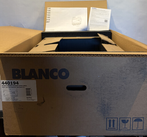 BLANCO DIAMOND SILGRANT SUPER SINGLE DROP-IN & UNDERMOUNT SINK 440194 ANTHRACITE
