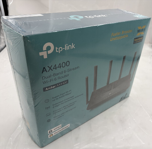 TP-LINK ARCHER AX4400 DUAL BAND 6 STEAM WIFI 6 ROUTER SEALED