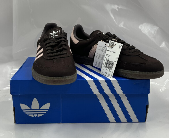 ADIDAS SAMBA OG IH9166 BROWN AND PINK SIZE 10 WOMENS AURORA COFEE SANDY PINK