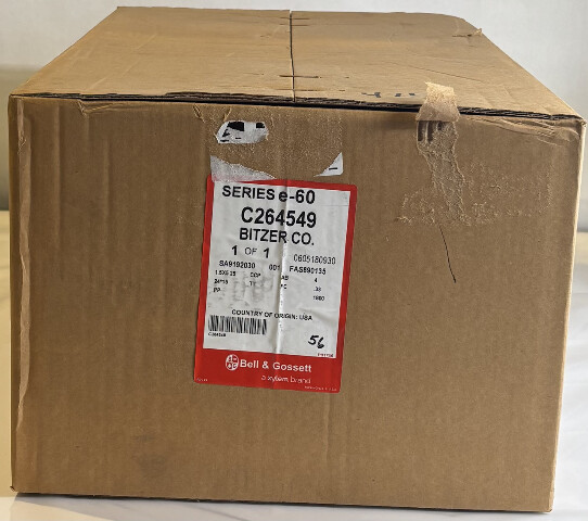 BELL & GOSSETT SERIES E-60 1.5 x 5.25 AB 4 FC 1/3 INLINE  HVAC PLUMBING PUMP