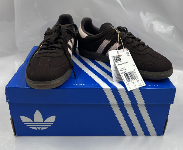 ADIDAS SAMBA OG IH9166 BROWN AND PINK SIZE 7 WOMENS AURORA COFEE SANDY PINK