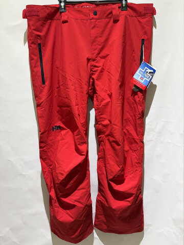 HELLY HANSEN 65704-162 MEN'S LEGENDARY INSULATED SNOWPANTS REGULAR FIT SZ 2XL RED