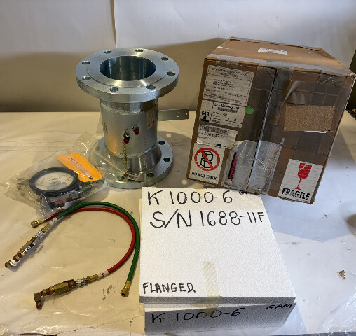BELL GOSSETT GERAND K-1000-6 FIRE PUMP TEST METER W 6" 743 FLANGE FLOWMETER