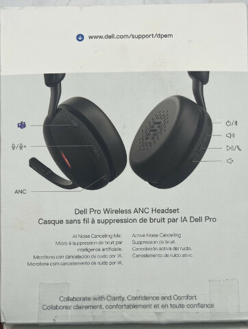 DELL PRO WIRELESS ANC NOISE CANCELLING HEADSET WL5024 USB-C