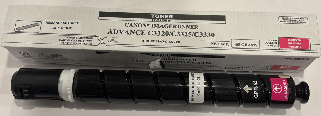 COMPATIBLE 53/67/C-EXV49 MAGENTA TONER CARTRIDGE FOR CANON IMAGERUNNER ADVANCE