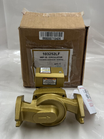 BELL & GOSSETT 103252LF MODEL NBF-22 CIRCULATOR PUMP 115V/60HZ