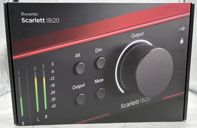 FOCUSRITE SCARLETT 18I20 4TH GEN AUDIO RECORDING INTERFACE 8 MIC 20-OUT USB