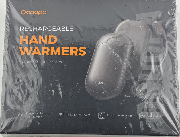 OCOOPA UT3 LITE UT3053 2-PACK RECHARGABLE HAND WARMERS 8HR MAGNETIC