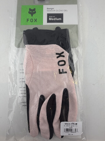 FOX RACING WOMENS RANGER GLOVE GEL SZ MEDIUM BLUSH 33611-175-M