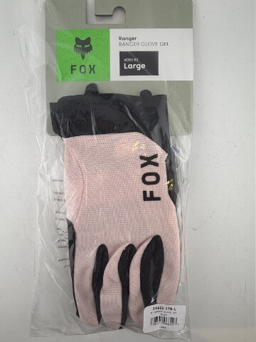 FOX RACING WOMENS RANGER GLOVE GEL SZ LARGE BLUSH 33611-175-L